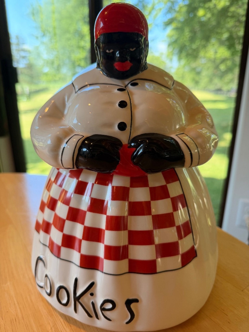 Vintage 1920-1930’s McCoy Black Americana Cookie Jar